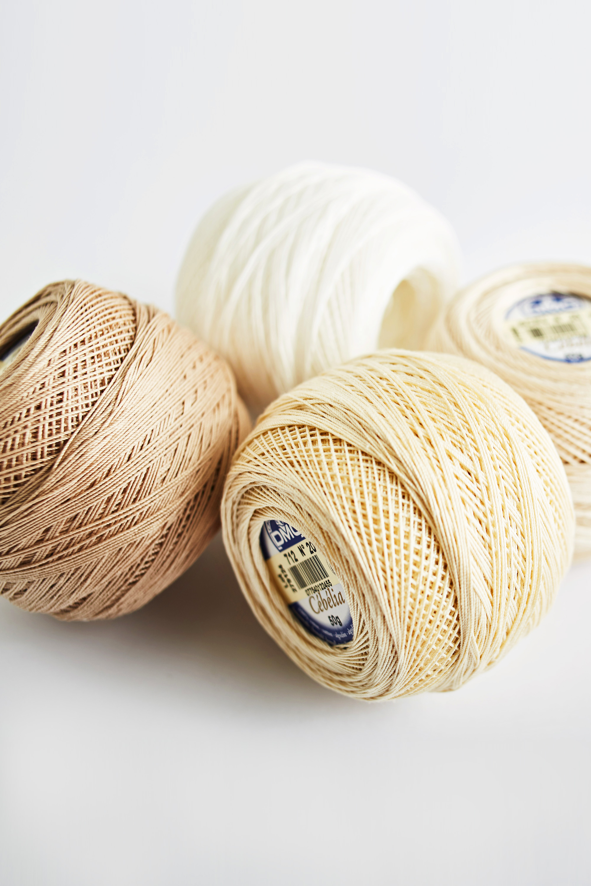 !Cebelia Crochet Thread Size 10 - Light Beige (Color #3033) - FULL