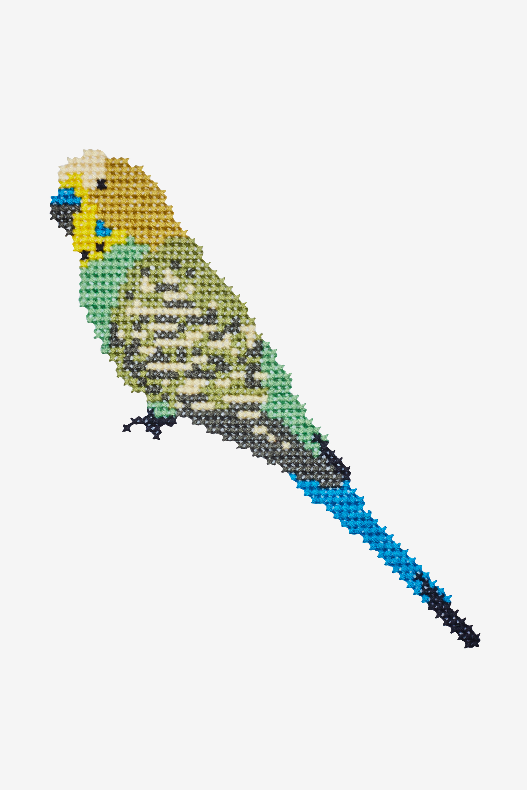 Budgie cross-stitch Pattern - DMC