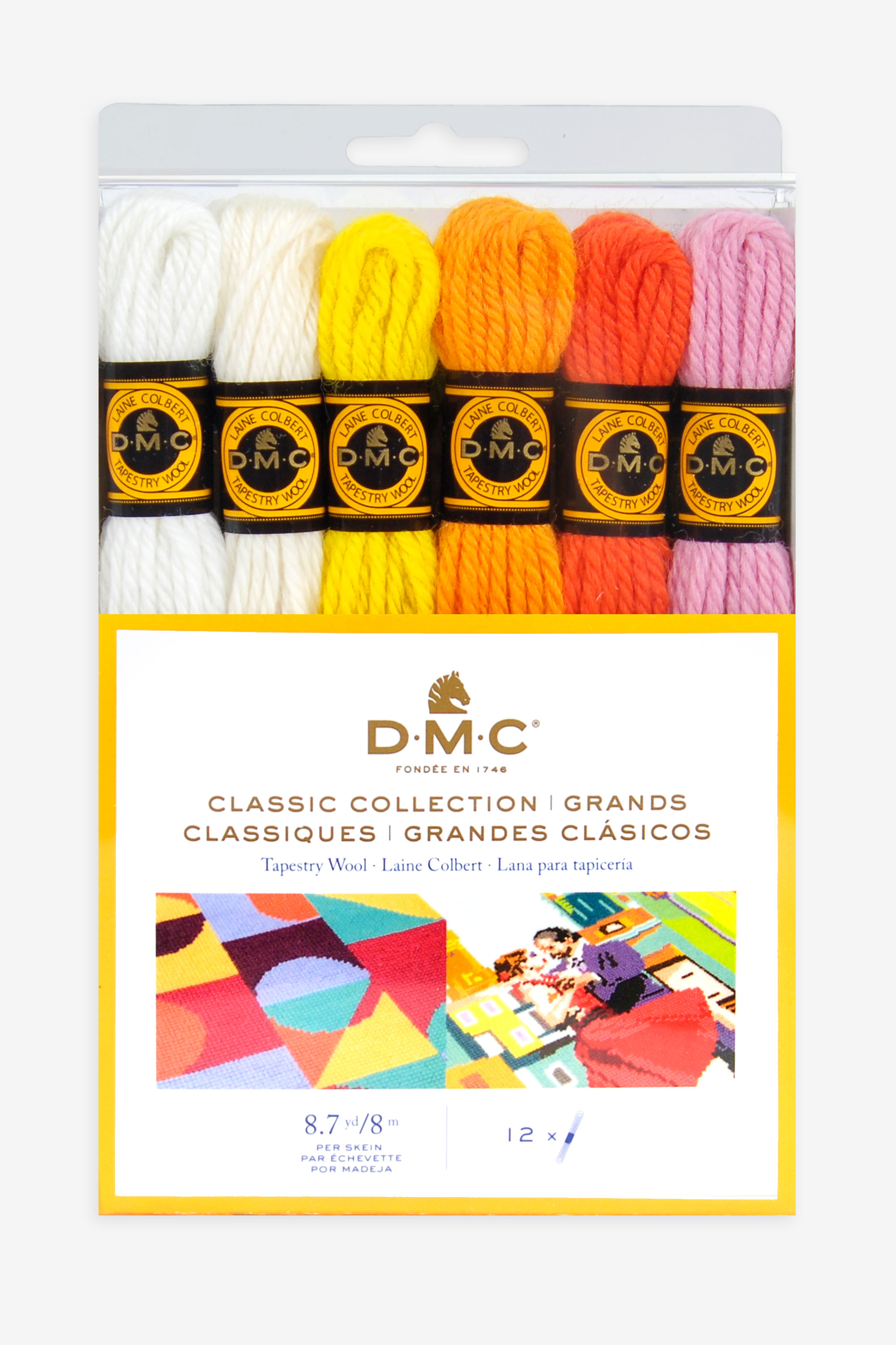 The Classic Collection Tapestry Wool 12 Pack - DMC