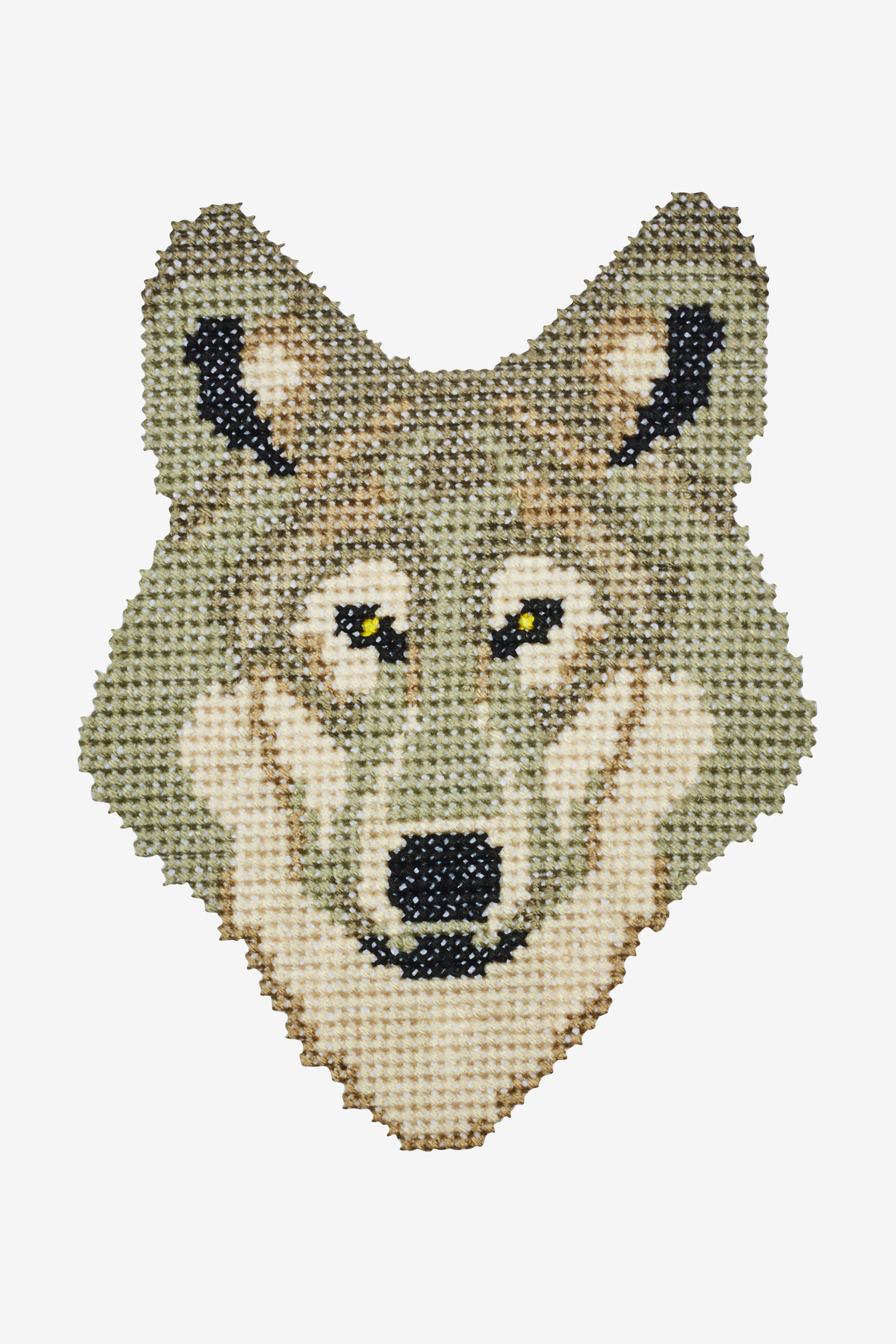 Wolf cross-stitch Pattern - DMC