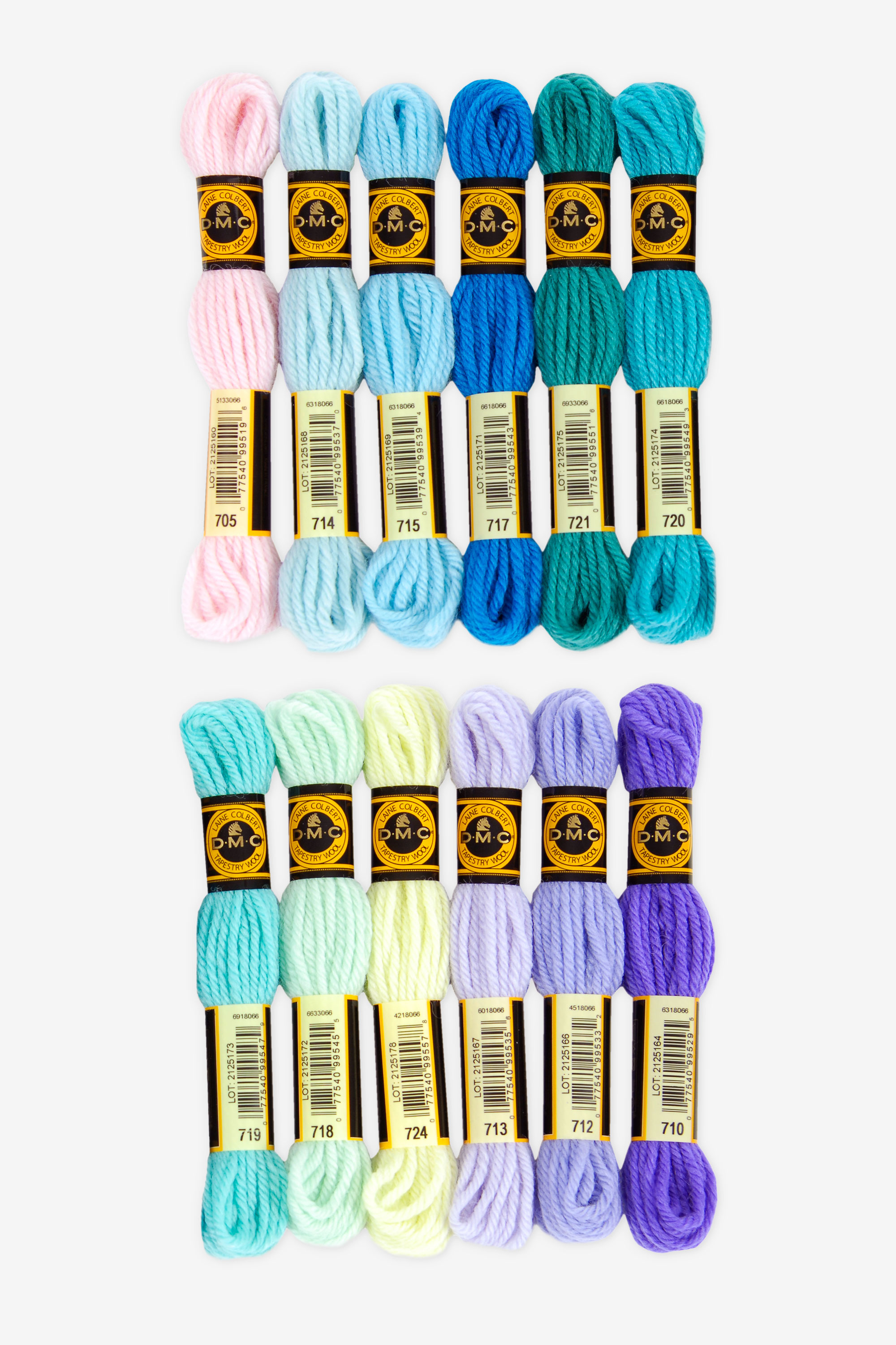 The Mineral Collection Tapestry Wool 12 Pack - DMC